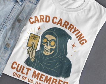 Camiseta de la Biblioteca Esqueleto: Un regalo para los amantes de los libros de Dark Academia