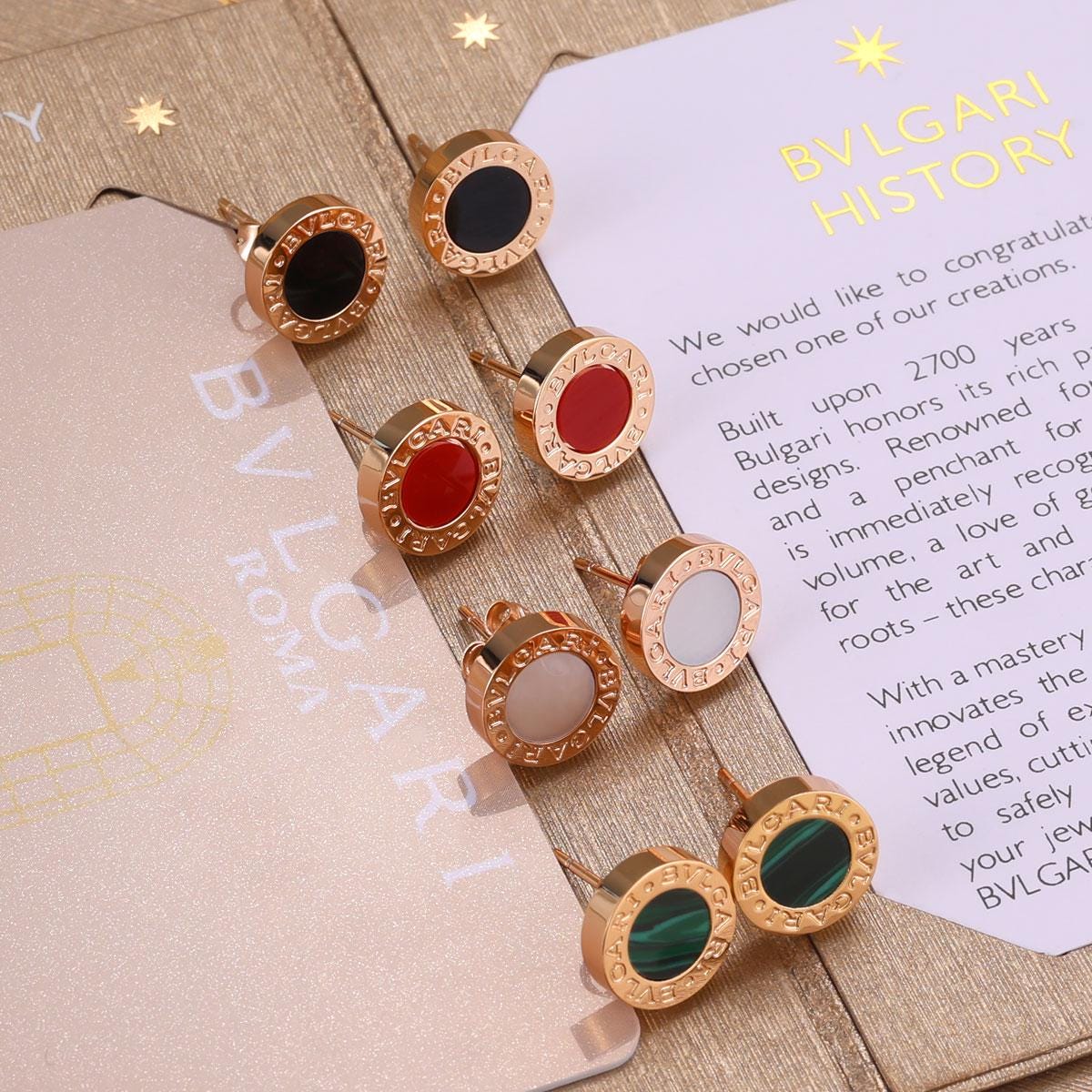 S925 silver electroplated with rose gold round earrings for women, chalcedony agate earrings, unique gifts, fine jewelry