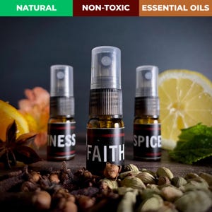Cologne Sampler Pack – Clean, Non-Toxic Colognes for Men – Includes Faith, Finesse & Spiced – Natural Everyday Fragrance Set