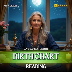 Lectura de la Carta Astral / Informe Astrológico en PDF / Perspectivas sobre Amor, Carrera, Talentos y Personalidad / Guía Digital del Zodíaco