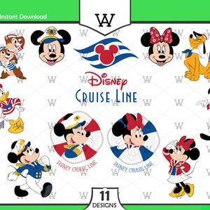 Mouse Cruise Clipart PNG, SVG Bundle, Sea Cruise,Mouse, Daisy and Donald, Family Trip, Cruise Nautical, Mouse Vacation
