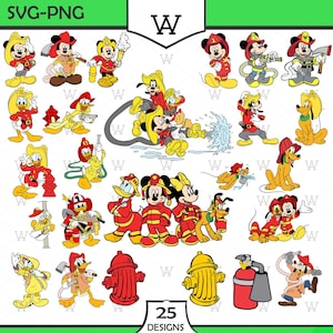 Mickey mouse fireman - Etsy 日本