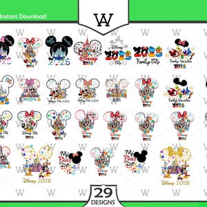 2025 Family Trip Bundle SVG PNG, 2025 Family Vacation Png, Family Trip Sublimation Design, Vacay Mode Png, Magical Kingdom Svg, Trip 2025