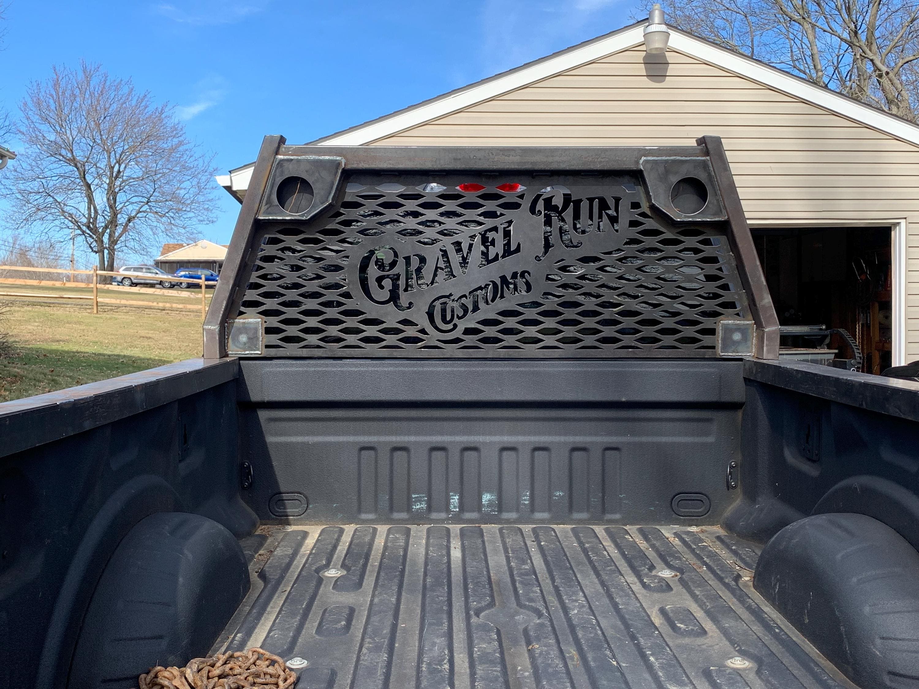 Custom Hadache Rack Custom Steel Headache Rack - Truck Cab Guard - Etsy