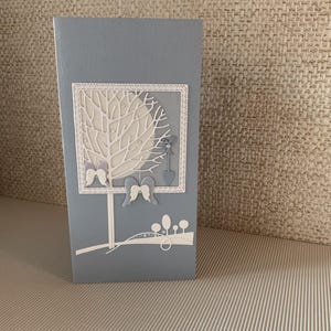 Tarjeta de felicitación hecha a mano, tarjeta de Navidad, tarjeta festiva, única, elegante, artística, única, regalo para un ser querido, regalo para la madre.