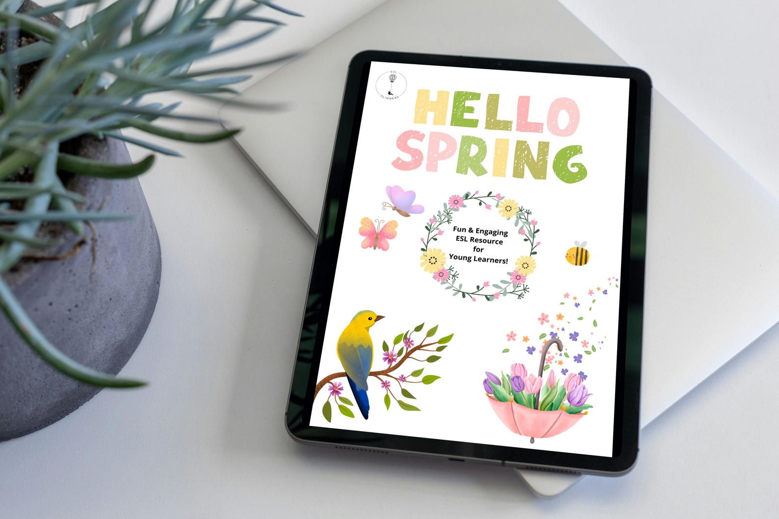 Printable Educational Spring Mini-workbook for Kids ESL Resource Video ...