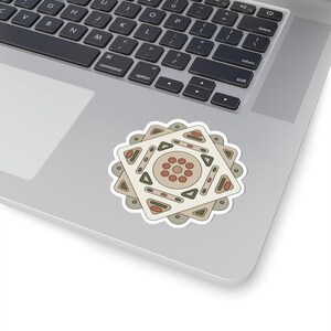 Bohemian Pattern Kiss-Cut Stickers, Artistic Decor, Laptop Accessories, Scrapbooking Supplies, Unique Gift Ideas