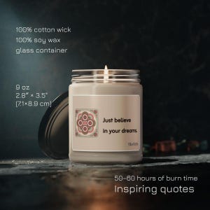 Serenity Scented Soy Candle | Relaxing Aromatherapy Candle for Home, Gifts, Self-Care, Meditation, Spa Days