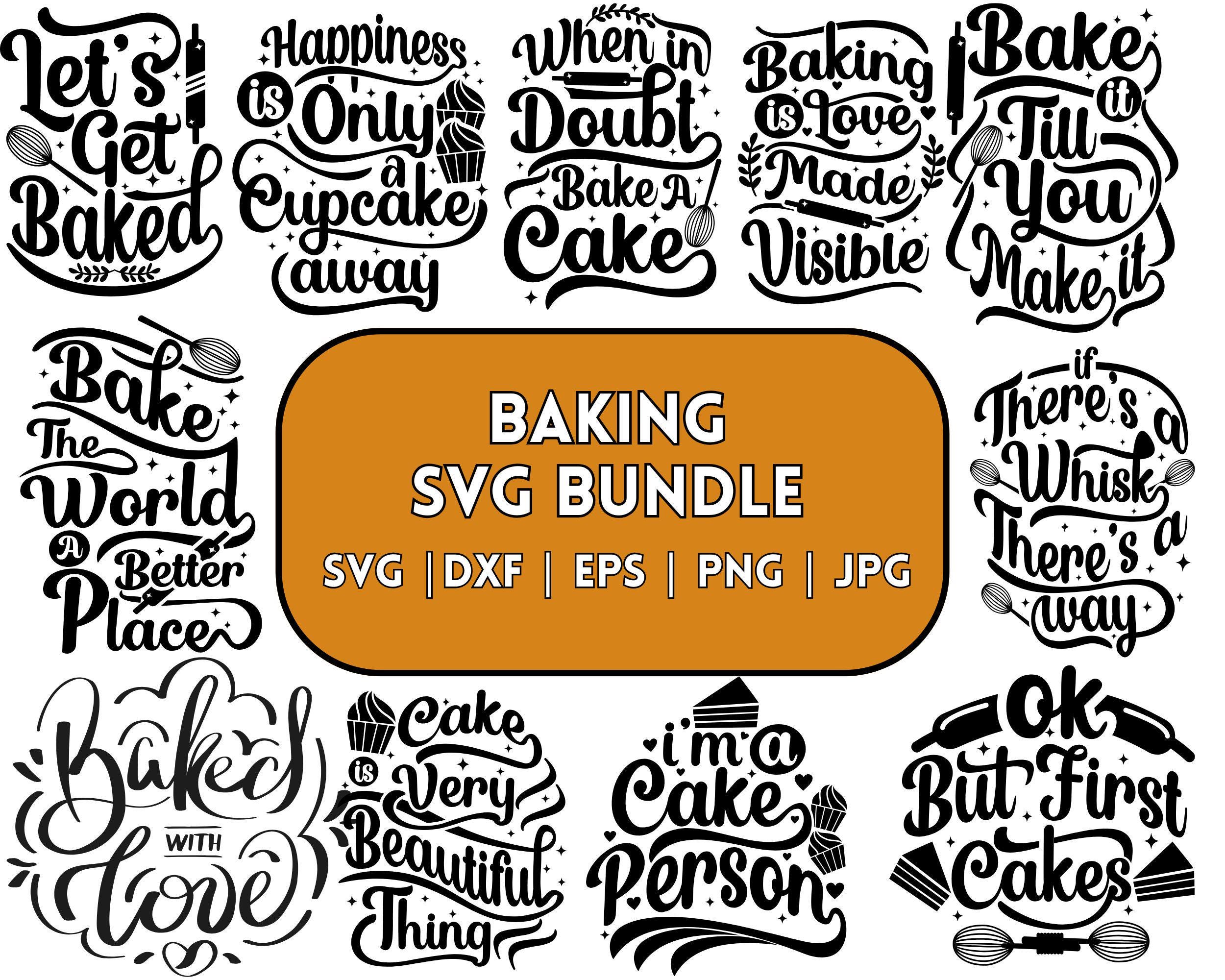 Baking Quotes SVG Bundle: Kitchen Apron, Pot Holder (digital Files) - Etsy, image size:2500x2000
