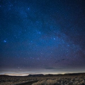 Desert Night Sky, Colorado Night Sky, Wyoming Night Sky, Milky Way Photography, Desert Nightscape, Starry Night Print, Western Landscape