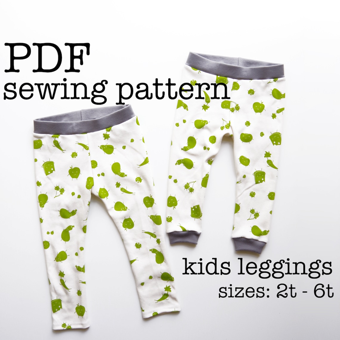 Kids Leggings Sewing Pattern Toddler Leggings Digital - Etsy