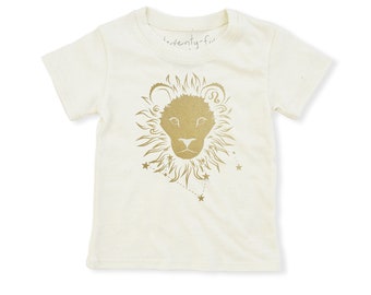 Leo Shirt | Eco Baby Kids Tee | Astrology | Gender Neutral | July 23 - August 22 | Horoscope Zodiac Gift
