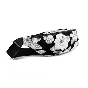 Magnolia Blooms, Magnolias Fanny Pack, Cute Hip Bag, Flower Bag, Hands Free Bag, Womens Belt Bag, Waist Bag, Floral Belt Bag, Travel Bag