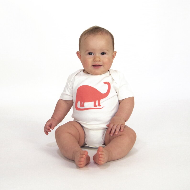Organic Baby Clothes Dinosaur Brontosaurus Brontosaurus Etsy