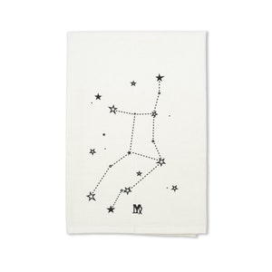 Virgo Organic Tea Towel, Birthday Gift Idea, Astrology Gifts, August Birthday, September Birthday, Best Selling Items