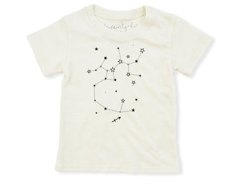 Sagittarius Constellation Eco Baby Tee | Zodiac Star Sign Shirt