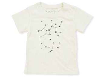 Sagittarius Shirt | Eco Baby Kids Tee | Astrology | Gender Neutral | November 22 - December 21 | Horoscope Zodiac Stars Gift