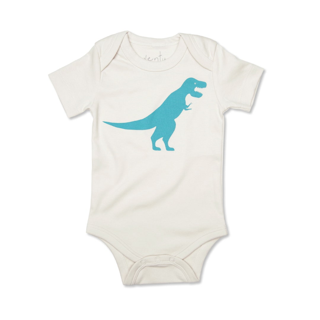 Organic T-rex Bodysuit, Tyrannosaurus Rex Tee, Dinosaur Gifts for