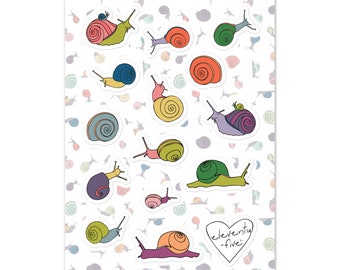 Slakken stickervelset