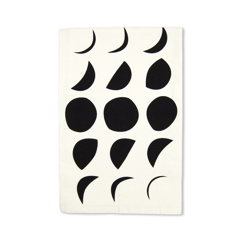 eleventyfive Moon Phase Tea Towel