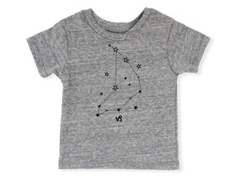 Chemise Capricorne | Eco Baby T-shirts enfant | Astrologie | Non sexiste | 22 décembre - 19 janvier | Cadeau du zodiaque horoscope