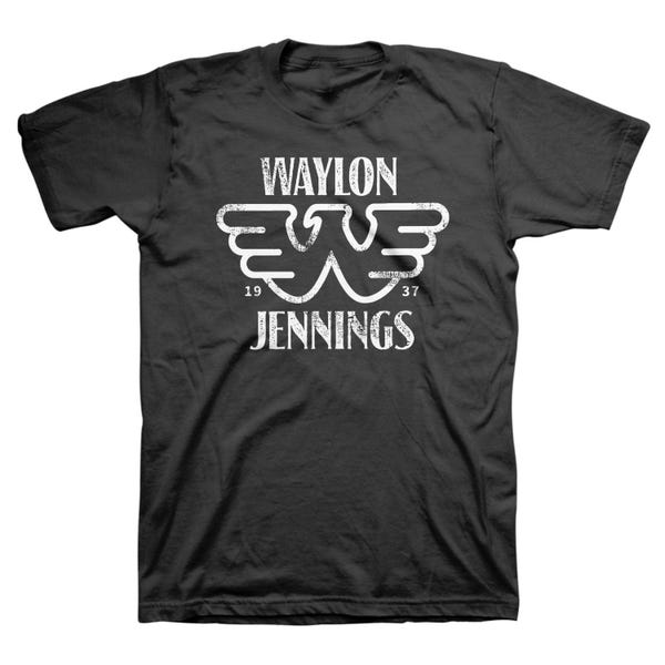 Waylon Jennings Est. 1937 Flying W Symbol Men's Tee