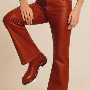 70s vintage leather pants モーターサイクル　フレア 70s vintage leather pants モーターサイクル フレア Vintage