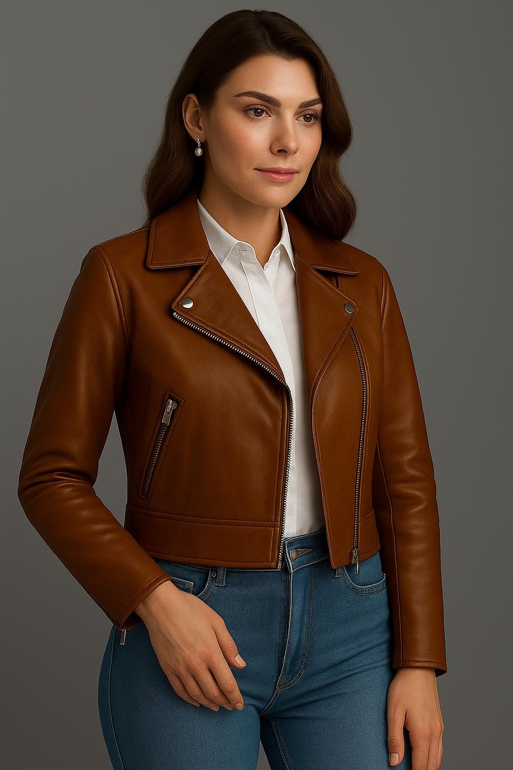 Y2k Leather Jacket - Etsy