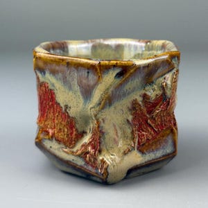 Hand-Carved Kurinuki Cup – 65ml | Earthy Textured Form | German Glaze | Wabi Sabi