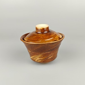 Handcrafted 160ml Gaiwan – Wabi-Sabi Inspired Clay Teaware
