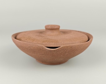 Handcrafted 130ml Shiboridashi – Wabi-Sabi Inspired Clay Teaware