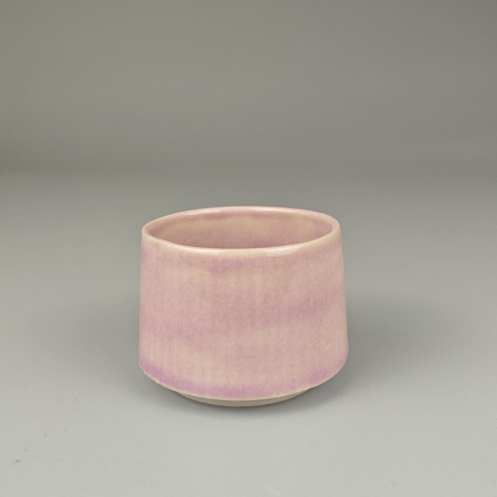 Handmade Ceramic Cup – 80ml | Soft Lilac Glaze | Minimalist Design