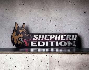 Shepherd Profile Car Truck Badge
