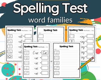 Word Family Beginning Sounds Worksheets | Summer Schooling | CVC Word Families Printable Pack | Kindergarten & 1st Grade Phonic Worksheets