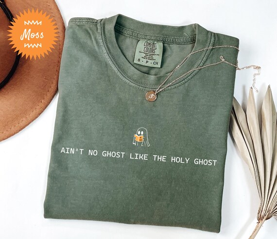 Funny Christian Halloween Shirt: Holy Ghost Comfort Colors Tee