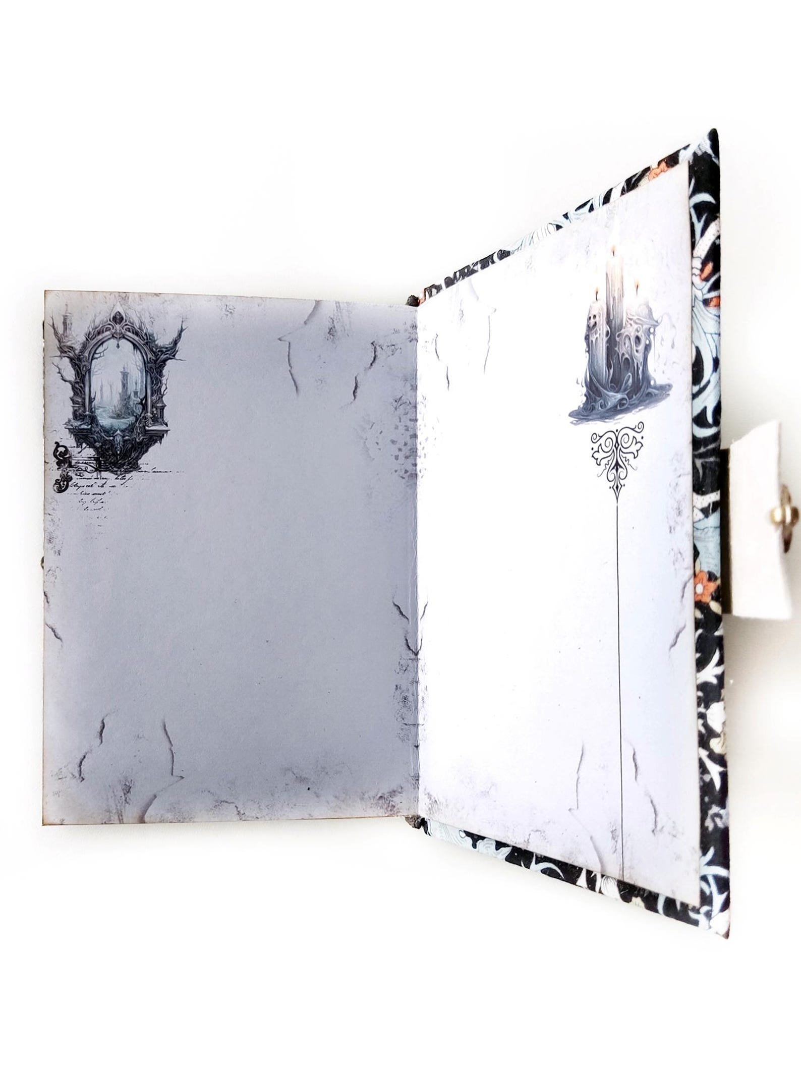 Handmade Vintage White Witch Journal 400 Aged Pages Thick Vintage Diary ...