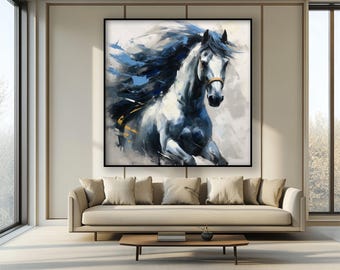 自由の力 馬の抽象画 - Etsy 日本