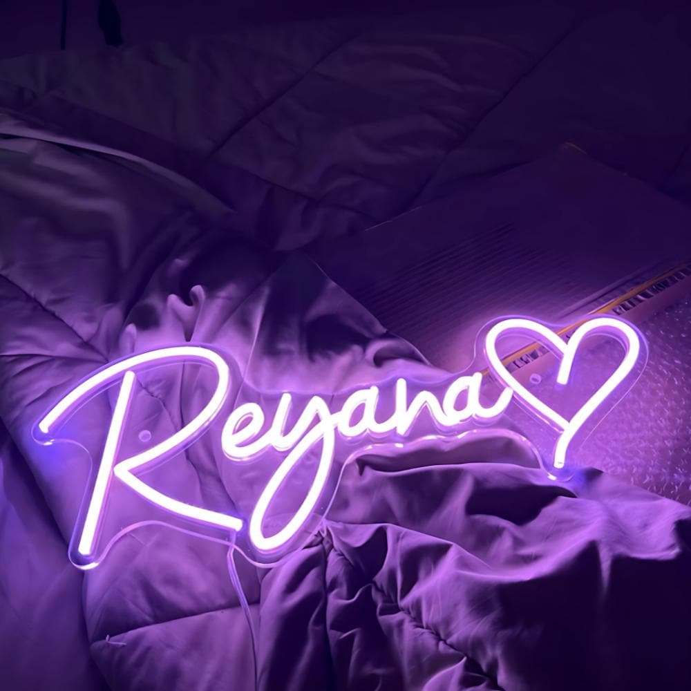 Custom Name Neon Sign for Kids, Custom Led Sign Wall Decor, Custom Led Light Bedroom Decor, Kid's Room Decor Personalized Gift, Gift for Her