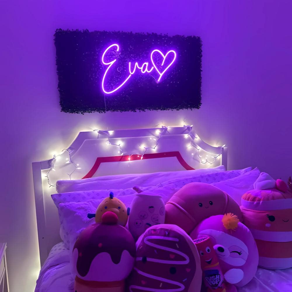 Custom Name Neon Sign for Kids, Custom Led Sign Wall Decor, Custom Led Light Bedroom Decor, Kid's Room Decor Personalized Gift, Gift for Her