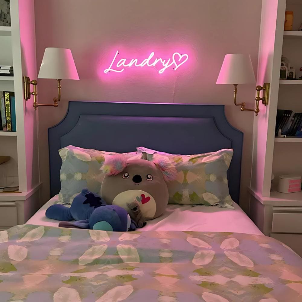 Custom Name Neon Sign for Kids, Custom Led Sign Wall Decor, Custom Led Light Bedroom Decor, Kid's Room Decor Personalized Gift, Gift for Her