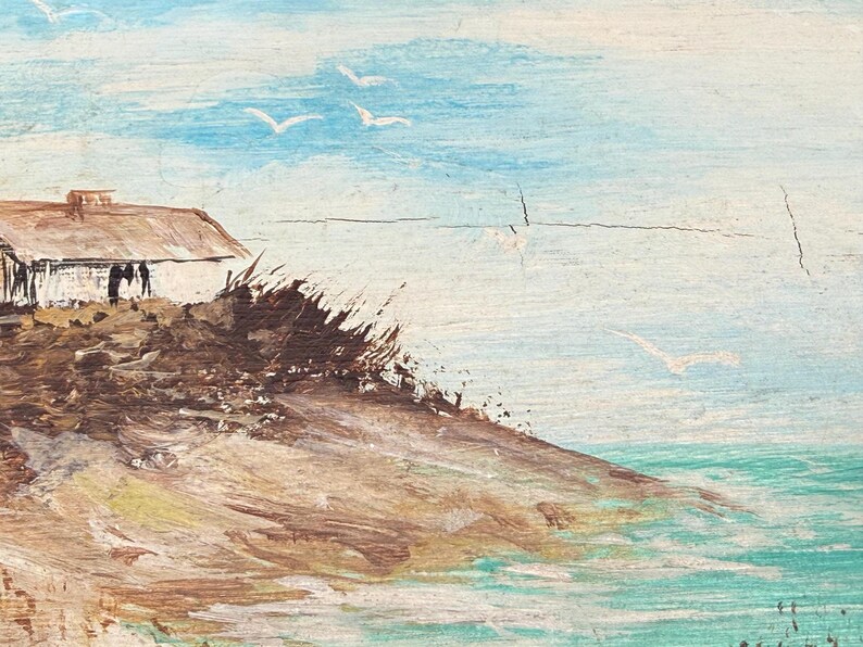Signed and hand painted Dorothy Gates Wildwood Gallery Logan OH wooden box art image 4
