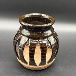John Mills Studio Pottery Tea Light Lantern – Hand-Carved Stoneware Luminary
