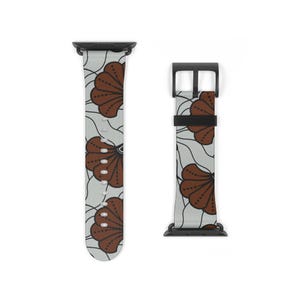 Lebendige Blumen Afrikanischer Druck Armband, Buntes Accessoire, Geschenk für Sie, Geschenk für Ihn, Einzigartiger Stil, Stilvolles Armband, Apple Watch