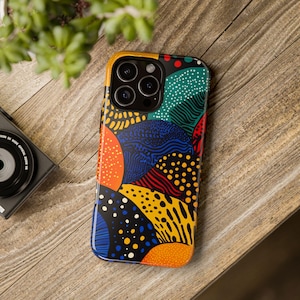 African Print iPhone Case: Unique Tough Protector Case