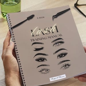 Lash Trainingsbuch | Wimpernverlängerung | Anfängerfreundlich