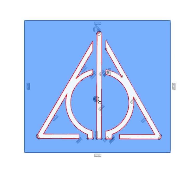 Spreadshirt Harry Potter Turnbeutel – Heiligtümer Des Todes