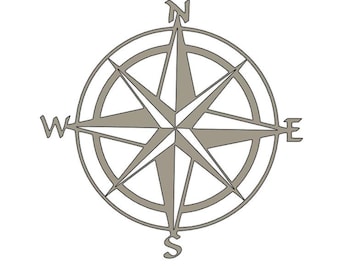 Compass Rose DXF File
