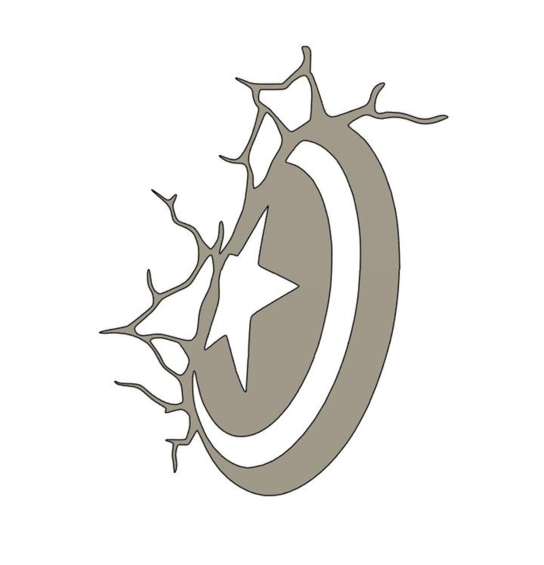 Captain America Shield (dxf File) - Etsy