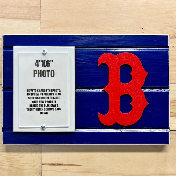 Boston Red Sox Frame Etsy