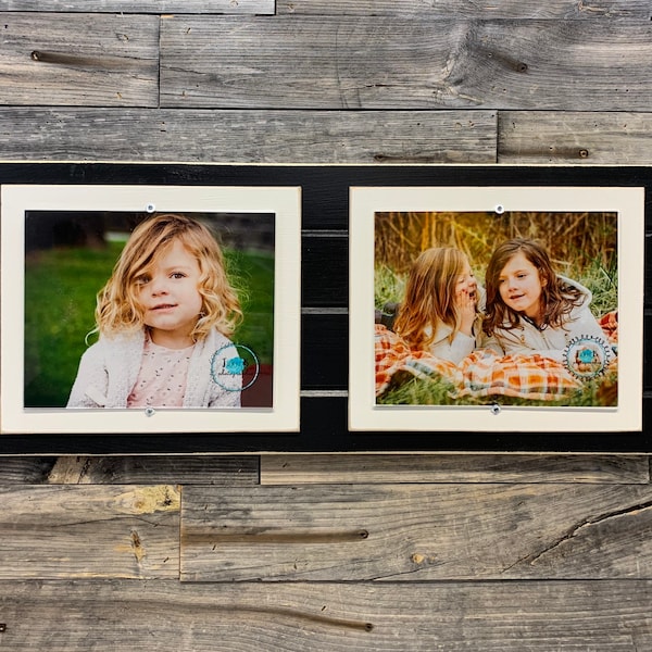 Double 8x10 Picture Frame Wood Etsy